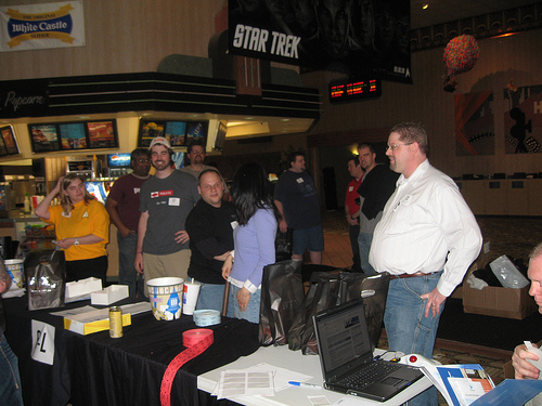 The Stir Trek registration team